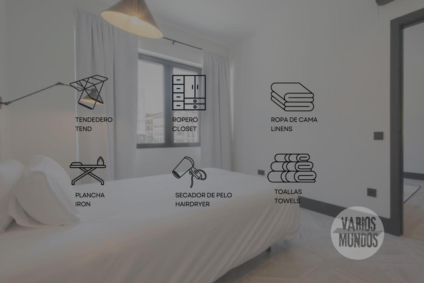 Bright Apt Para 4Pax En Gran Via-Plaza De Carmen E2 Мадрид Экстерьер фото