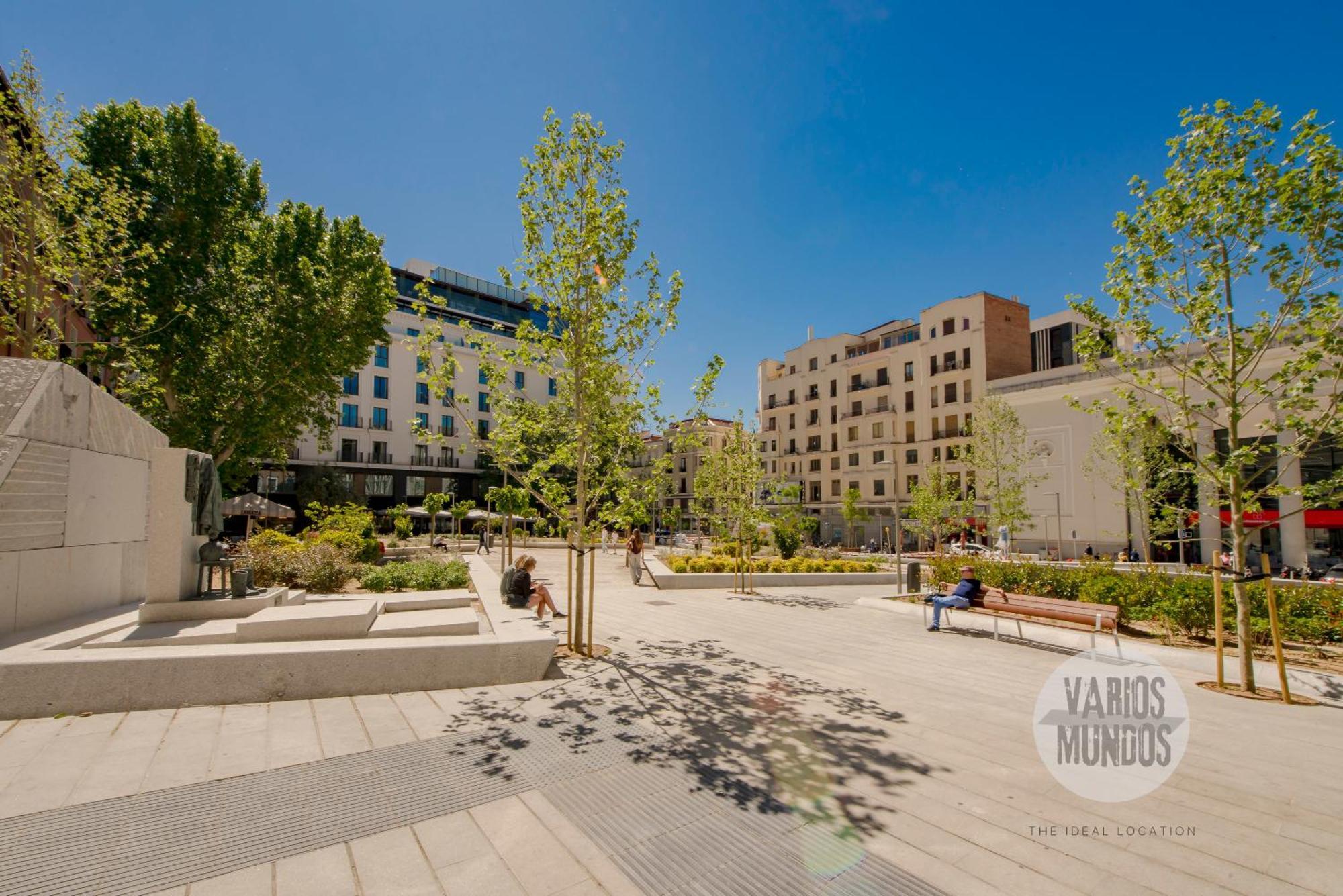 Bright Apt Para 4Pax En Gran Via-Plaza De Carmen E2 Мадрид Экстерьер фото